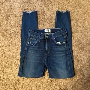 Agolde Dark Wash High Rise Skinny Jeans